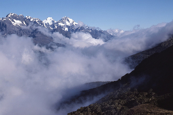 The Hollyford Valley from the Routeburn Track