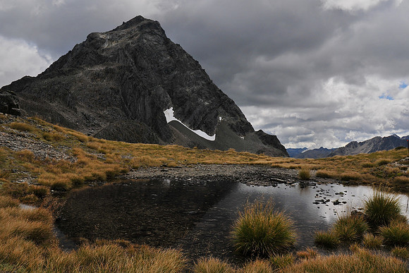 Mount Travers from the Travers Saddle, Nelson Lakes National Park