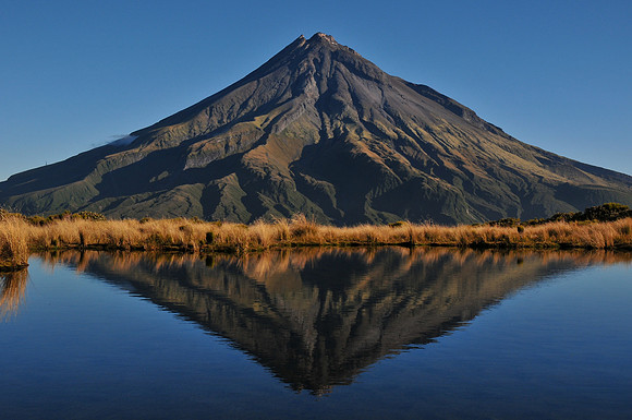 Mount Taranaki from the Pouakai Tarns