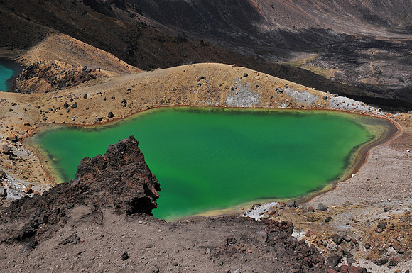 One of the Emerald Lakes, Tongariro Northern Circuit