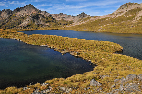 Mount Angelus and Lake Angelus, Nelson Lakes National Park