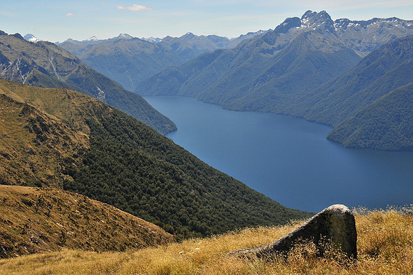 The South Arm of Lake Te Anau from the Kepler Track