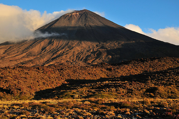Mount Ngauruhoe from the northwest, Tongariro Northern Circuit