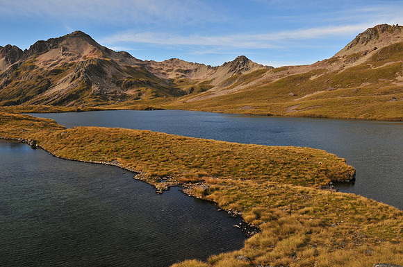 Mount Angelus and Lake Angelus, Nelson Lakes National Park