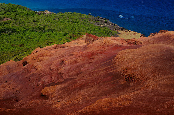 Kalalau Trail on the Na Pali Coast, Kauai