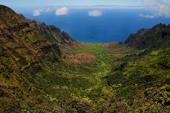 Kalalau Valley from Koke'e State Park, Kauai