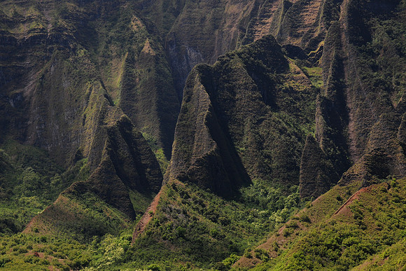 Kalalau Trail on the Na Pali Coast, Kauai