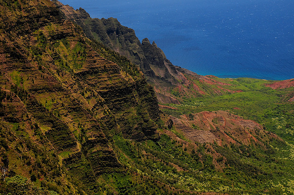 Kalalau Valley from Koke'e State Park, Kauai