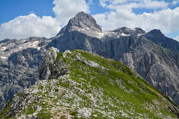 Triglav from Bovski Gamsovec's south ridge