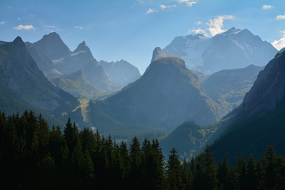 Looking up to La Grande Casse from the Hameau de Chollière