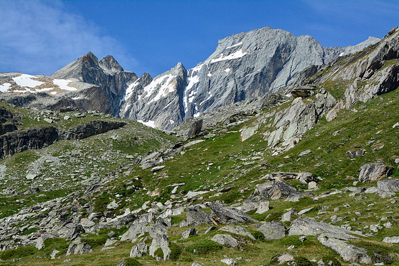 Pointe de l'Échelle from the Ruisseau de Povaret