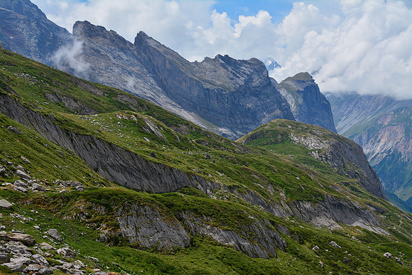 Le Grand Marchet from below Lac des Vaches