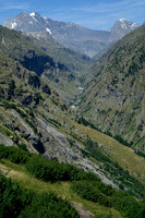 Looking up the Doron de Termignon towards La Grande Casse and La Grande Motte