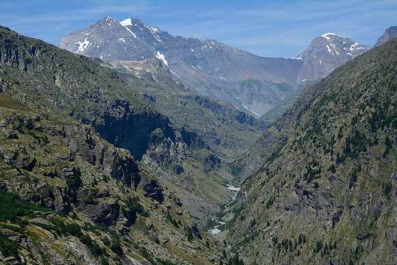 Looking up the Doron de Termignon towards La Grande Casse and La Grande Motte