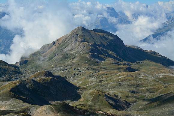 Looking south from the Col de Chavière