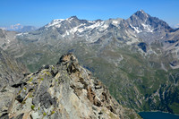 La Dent Parrachée from the summit of the Râteau d'Aussois