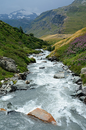 The Torrent de la Rocheure near the Refuge d'Entre-Deux-Eaux