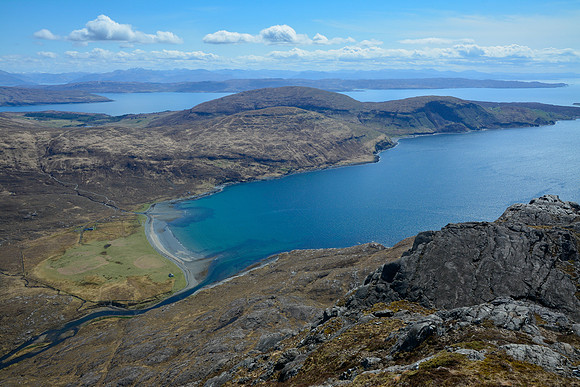 Camasunary from the summit of Sgurr na Stri, Isle of Skye