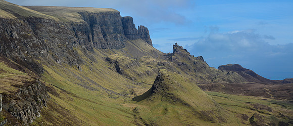 The entrance to the Quiraing, Isle of Skye