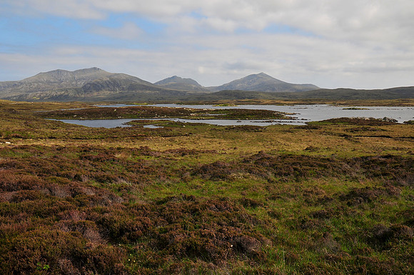 Hecla, Ben Corodale, Beinn Mohr and Loch Druidibeg, Isle of South Uist