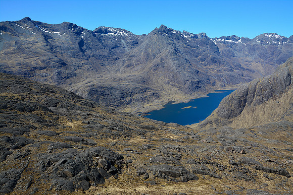 The Cuillin Ridge from Sgurr na Stri's north ridge, Isle of Skye