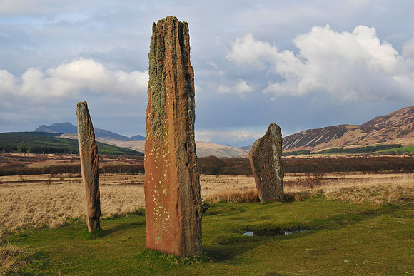 The standing stones of Machrie Moor, Isle of Arran
