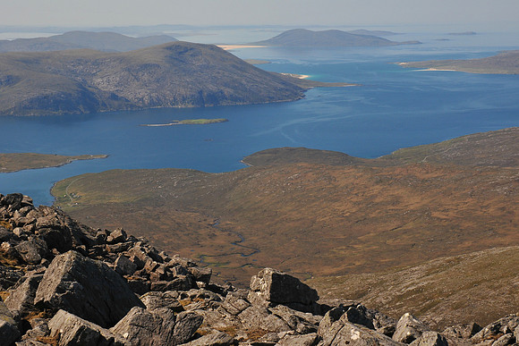 Looking southwest from the summit of Clisham, Isle of Harris
