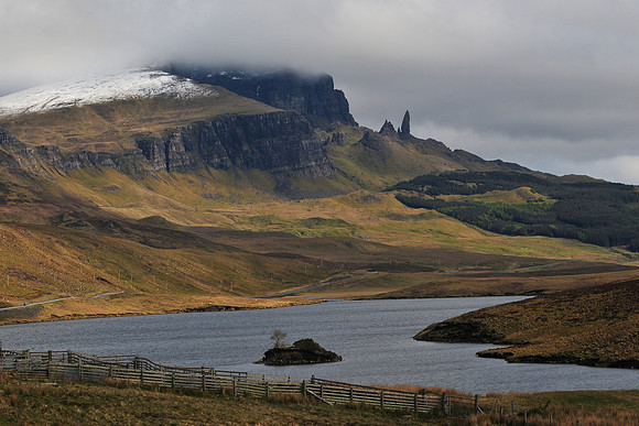 The Old Man of Storr and Loch Leathan, Isle of Skye