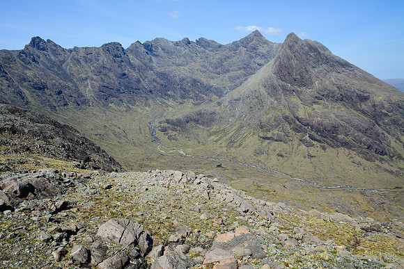 The northern end of the Cuillin Ridge from Druim nan Ramh,  Isle of Skye