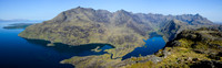 The Cuillin Ridge, Loch Scavaig and Loch Coruisk from Sgurr na Stri, Isle of Skye
