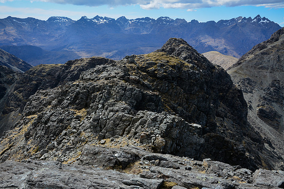 The Cuillin Ridge from the summit of Sgurr nan Each, Isle of Skye