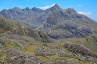 The northern end of the Cuillin Ridge from Druim nan Ramh,  Isle of Skye