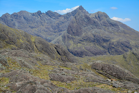 The northern end of the Cuillin Ridge from Druim nan Ramh,  Isle of Skye