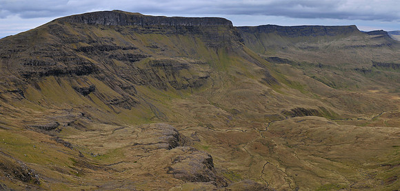 The Trotternish Ridge from The Storr's northern slopes, Isle of Skye