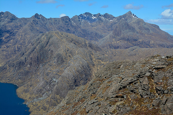The northern end of the Cuillin Ridge from the summit of Sgurr na Stri, Isle of Skye
