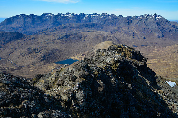 The Cuillin Ridge from the summit of Garbh-bheinn, Isle of Skye