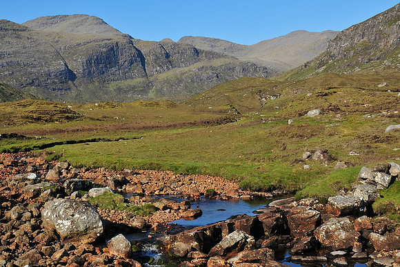 Clisham and the Abhainn Scaladail, Isle of Harris