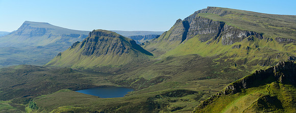 Looking south along the Trotternish Ridge from the Quiraing, Isle of Skye