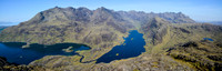 The Cuillin Ridge, Loch Scavaig and Loch Coruisk from Sgurr na Stri, Isle of Skye