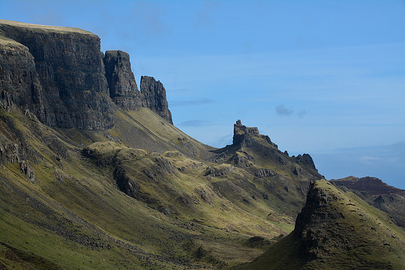 The entrance to the Quiraing, Isle of Skye