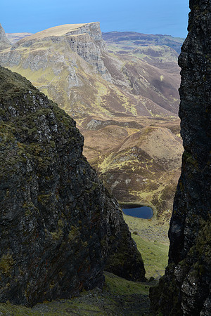 Looking towards Flodigarry from the Quiraing, Isle of Skye