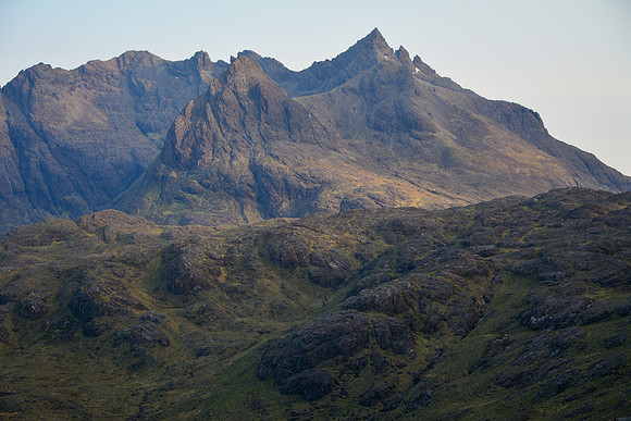 The northern end of the Cuillin Ridge from the ridge between Sgurr Hain and Sgurr na Stri,  Isle of Skye