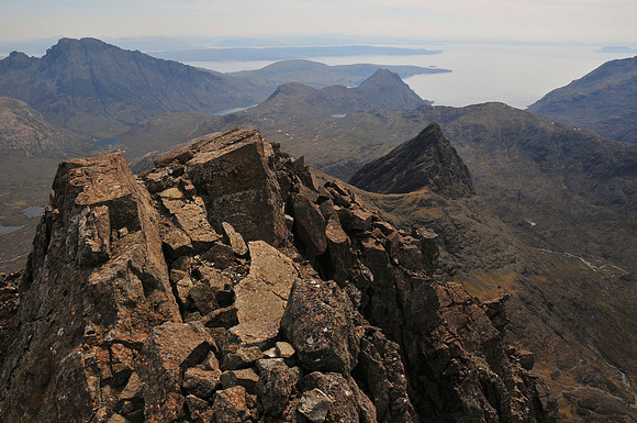 Looking south from the summit of Sgurr nan Gillean, Isle of Skye