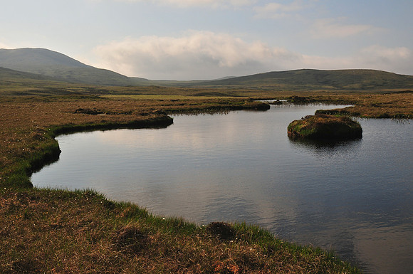 One of the ponds northwest of Beinn Mohr, Isle of South Uist