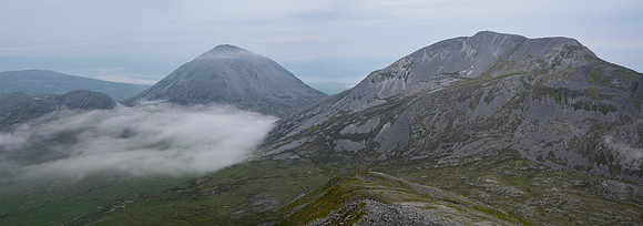 Beinn a' Chaolais and Beinn an Oir from the summit of Beinn Shiantaidh, Isle of Jura