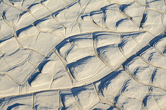 Dried mud, Mesquite Flat Sand Dunes, Death Valley National Park