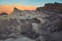 First light behind Manly Beacon from Zabriskie Point, Death Valley National Park