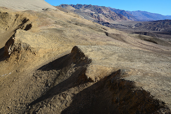 The view from the top of Desolation Canyon, Death Valley National Park