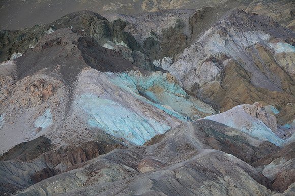 Artist's Palette just after sunset, Death Valley National Park