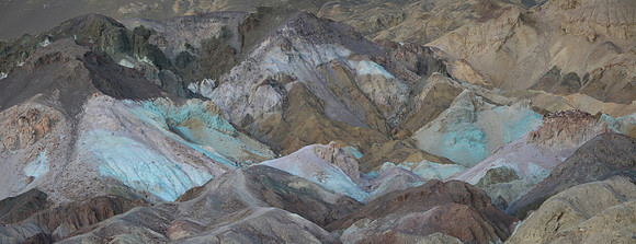 Artist's Palette just after sunset, Death Valley National Park